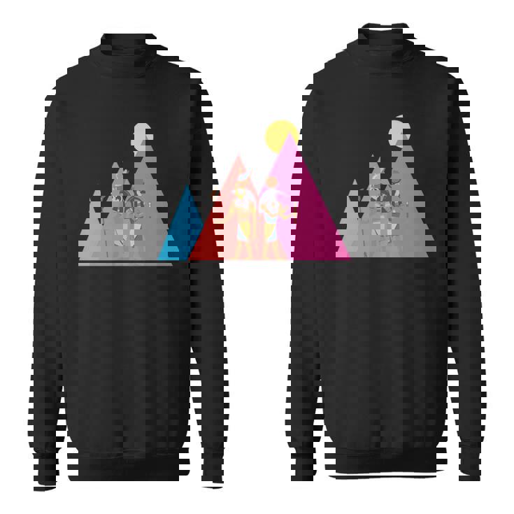 エジプトのピラミッド I エジプトの神々 考古学 エジプト 長袖tシャツ スウェットシャツ