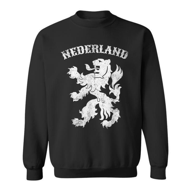 オランダ レトロ オランダ ライオン クラウン オランダ プライド スウェットシャツ