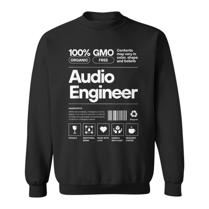 オーディオエンジニア コーヒー好き 音楽スタジオ サウンド Dj好き スウェットシャツ