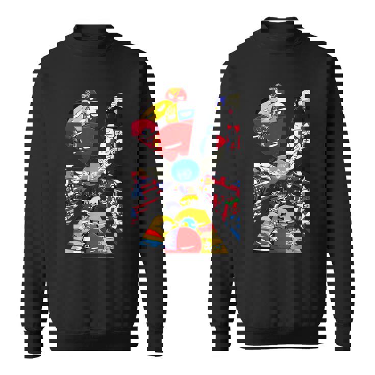 カントリーボール 世界旗 スウェットシャツ