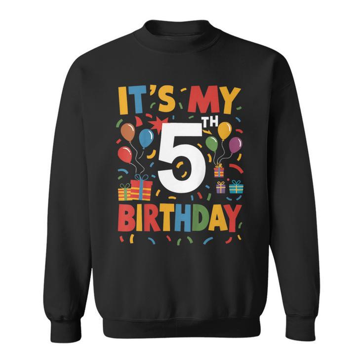 キッズ 5歳の誕生日シャツ男の子キッズ幼児5歳の誕生日男の子 スウェットシャツ