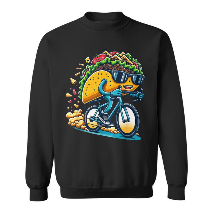 サイクリング タコス ロードバイク 自転車 サイクリスト スウェットシャツ