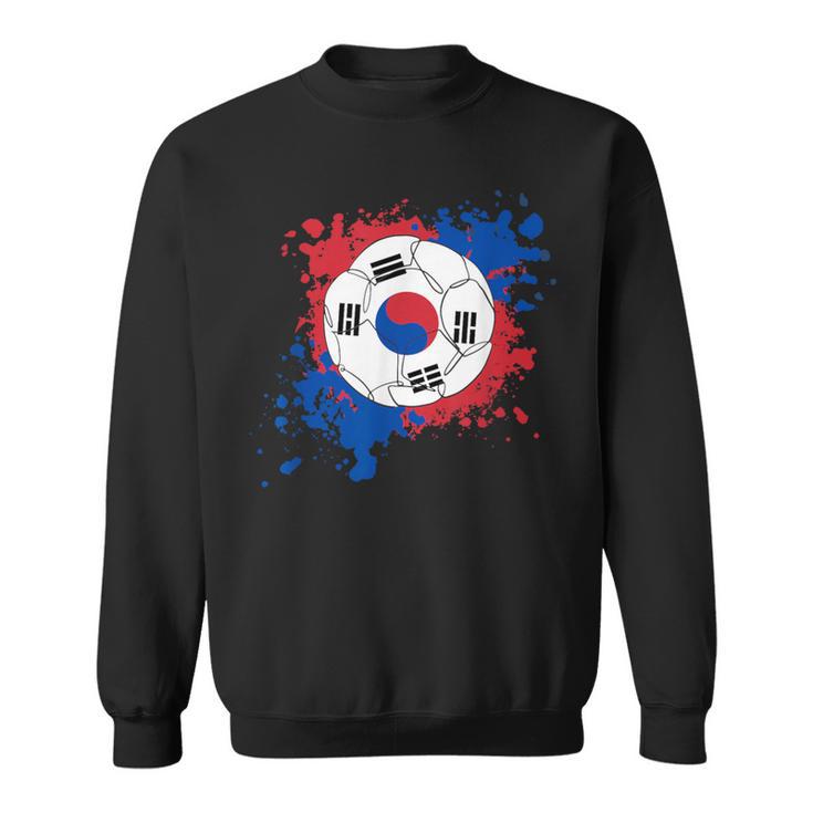 サッカーボール 韓国国旗付き スウェットシャツ