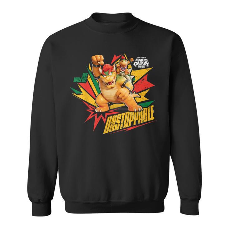 ザ・スーパーマリオギャラクシー・ムービー Bowser Unstoppable スウェットシャツ