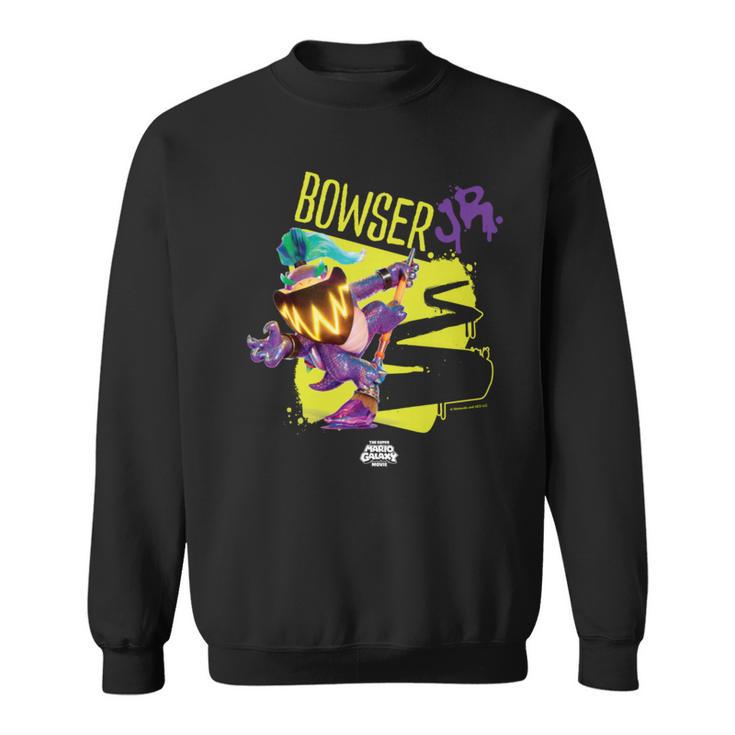 ザ・スーパーマリオギャラクシー・ムービー Wonder Bowser Jr Power 長袖tシャツ スウェットシャツ