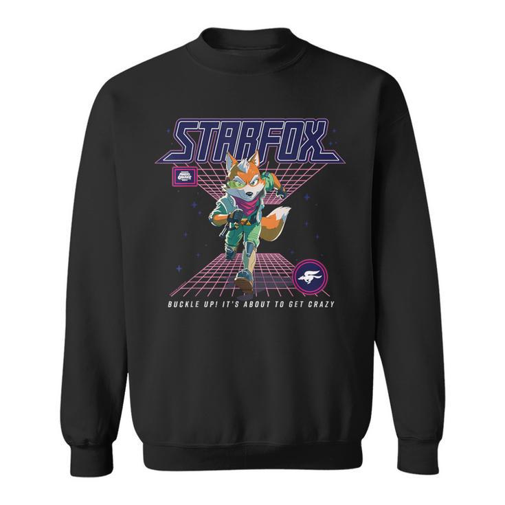 ザ・スーパーマリオギャラクシー・ムービーtarfox About To Get Crazy スウェットシャツ