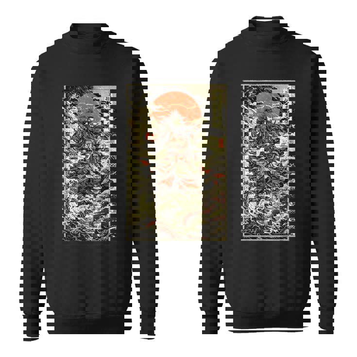 スサノオ 日本神話 女神 浮世絵 神道 スウェットシャツ