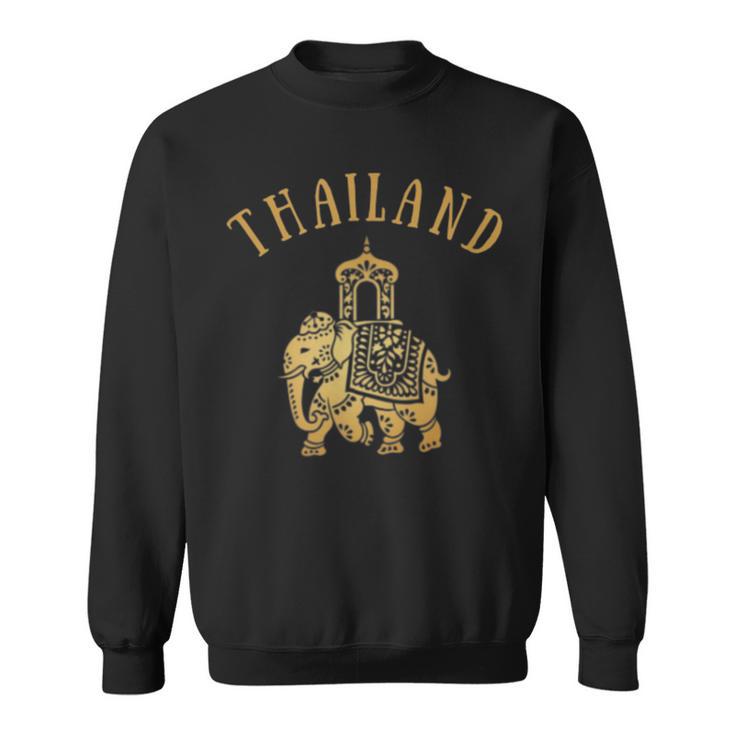 タイ旅行象のお土産。 スウェットシャツ