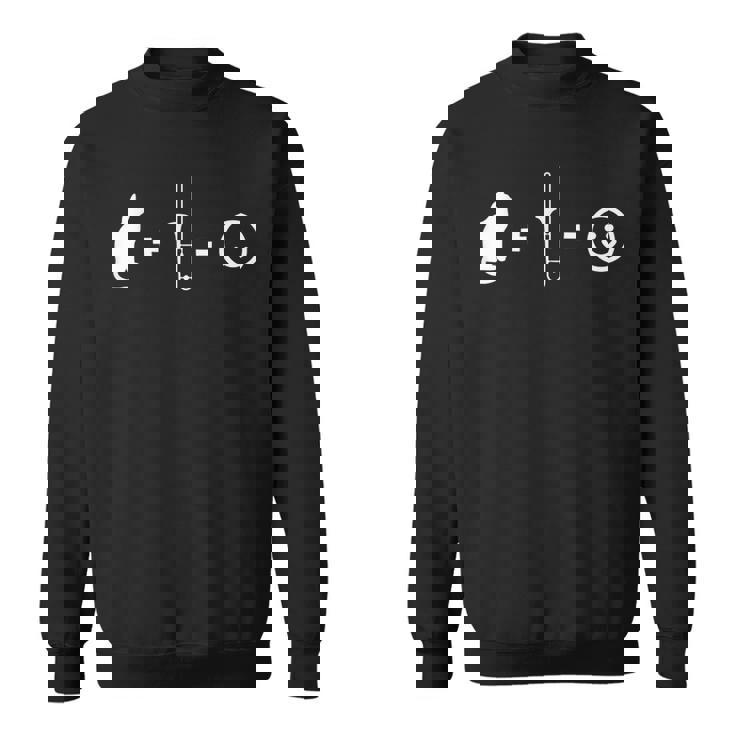 トロンボニストギフト猫とトロンボーンが大好き スウェットシャツ