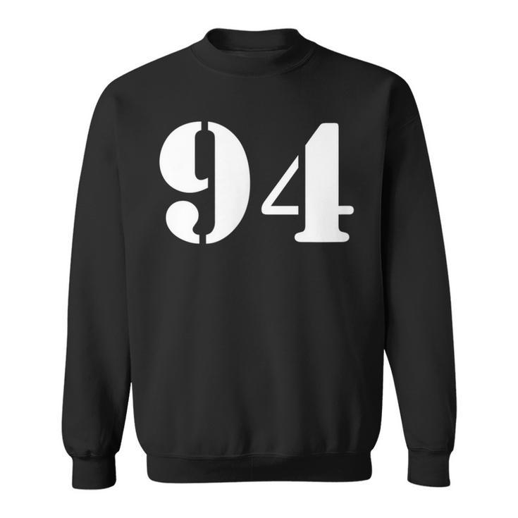 ナインティフォー 数字 94 ナンバー スウェットシャツ