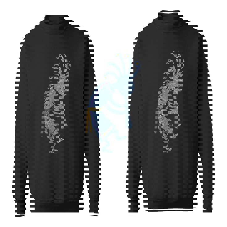 ネイティブアメリカン プエブロ カチナ スピリット ココペリ 3 スウェットシャツ