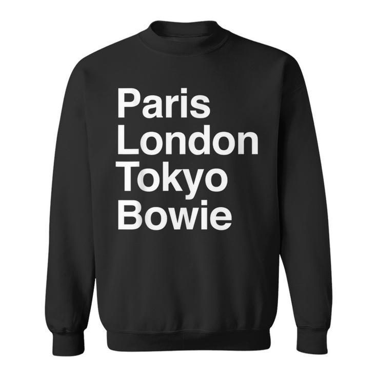 パリ東京ロンドンボウイ ギフトデザイン Bowieouvenir スウェットシャツ