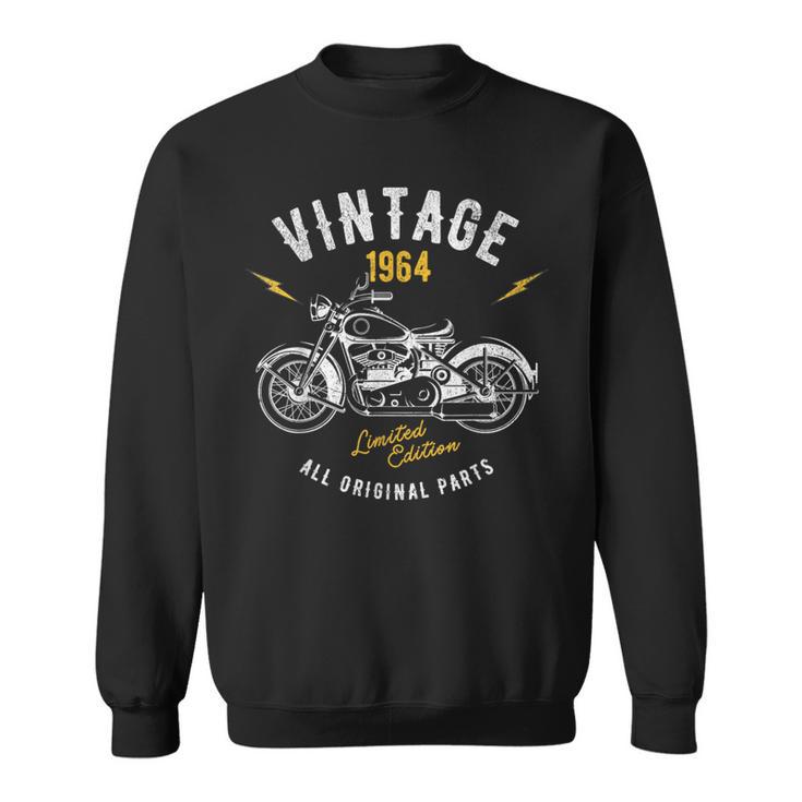 ビンテージ 1964 モーターサイクル バイカー 60歳の誕生日 スウェットシャツ