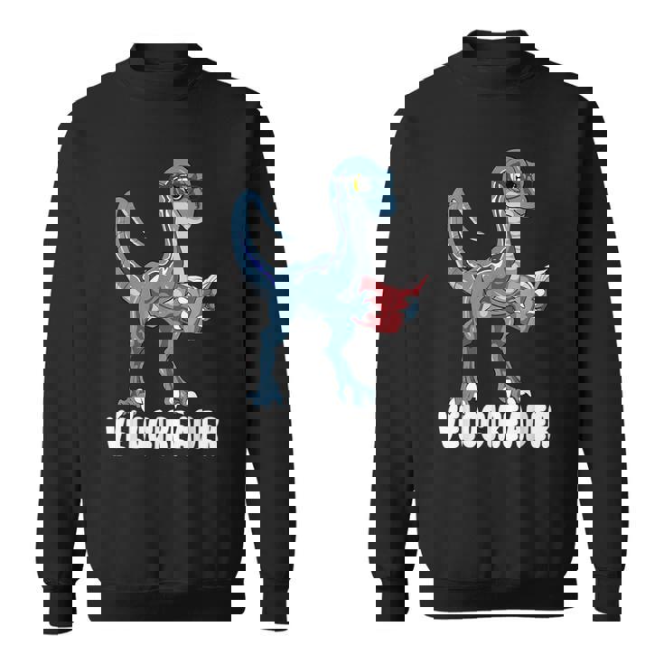 ベロシアダー ベロキラプトル 恐竜 読書 本好き スウェットシャツ