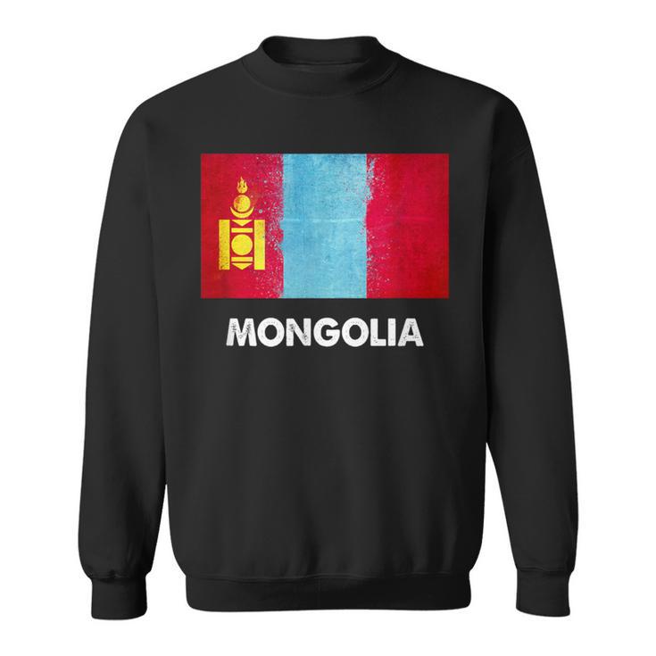 モンゴル国旗tシャツ スウェットシャツ