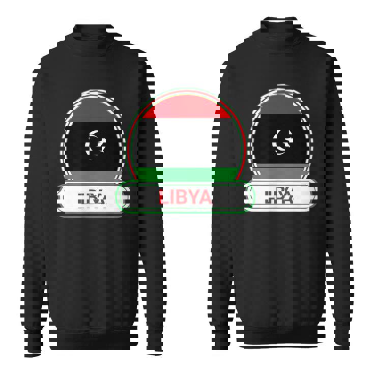 リビア国バッジ リビア国旗 スウェットシャツ