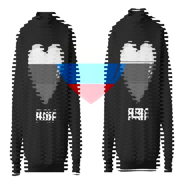 ロシア国旗シャツ スウェットシャツ