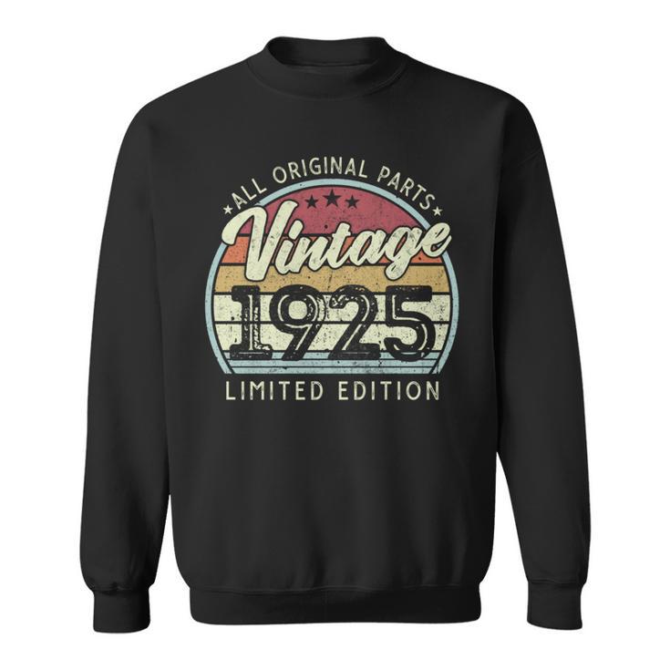 ヴィンテージ 1925 限定版 101歳の誕生日 長袖tシャツ スウェットシャツ