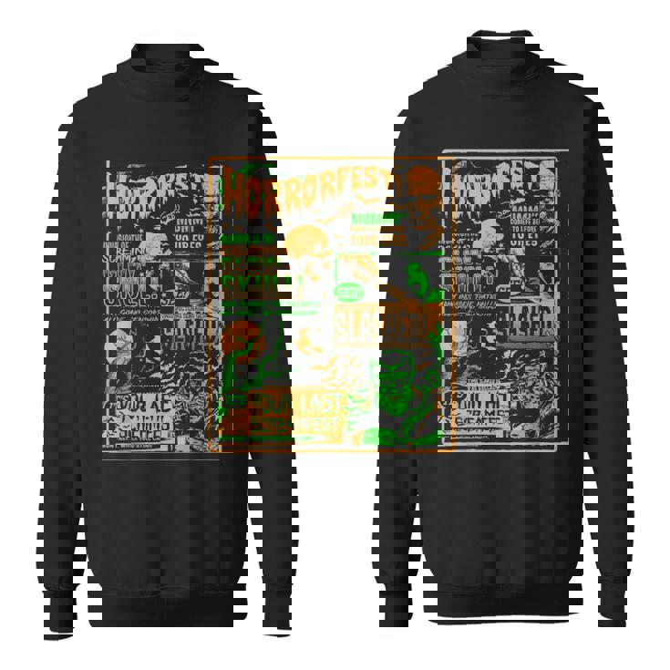 ヴィンテージ・ハロウィーン・クラシック・ホラー映画ポスター ホラーフェスト スウェットシャツ