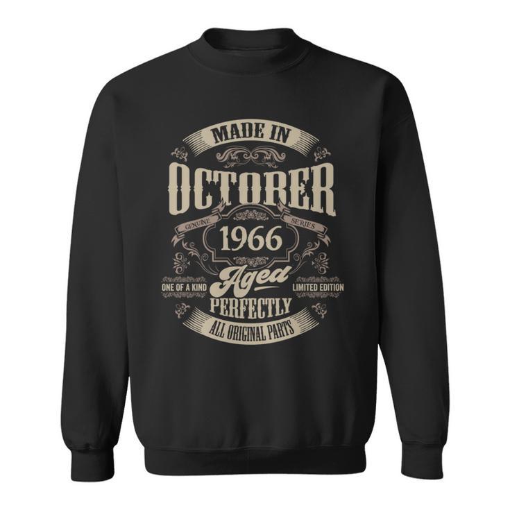 ヴィンテージ還暦伝説 1966年10月 60歳の贈り物 長袖tシャツ スウェットシャツ