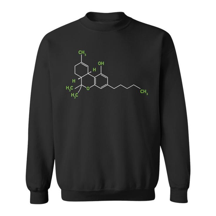 大麻シャツ ウィードポット 分子 Thc マリファナ ストーナー ギフト スウェットシャツ