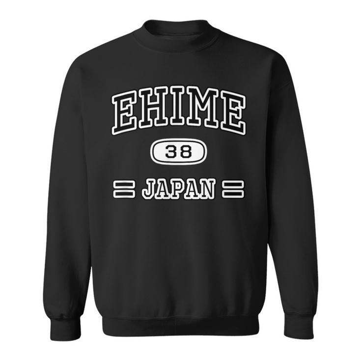 愛媛 Ehime【チームユニフォーム カレッジ風】Jimo-T ジモティ お土産 面白い おしゃれ スウェットシャツ