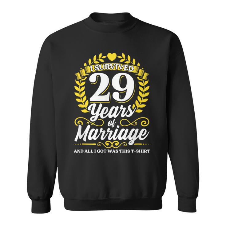結婚して29年目の結婚記念日を乗り越えた スウェットシャツ