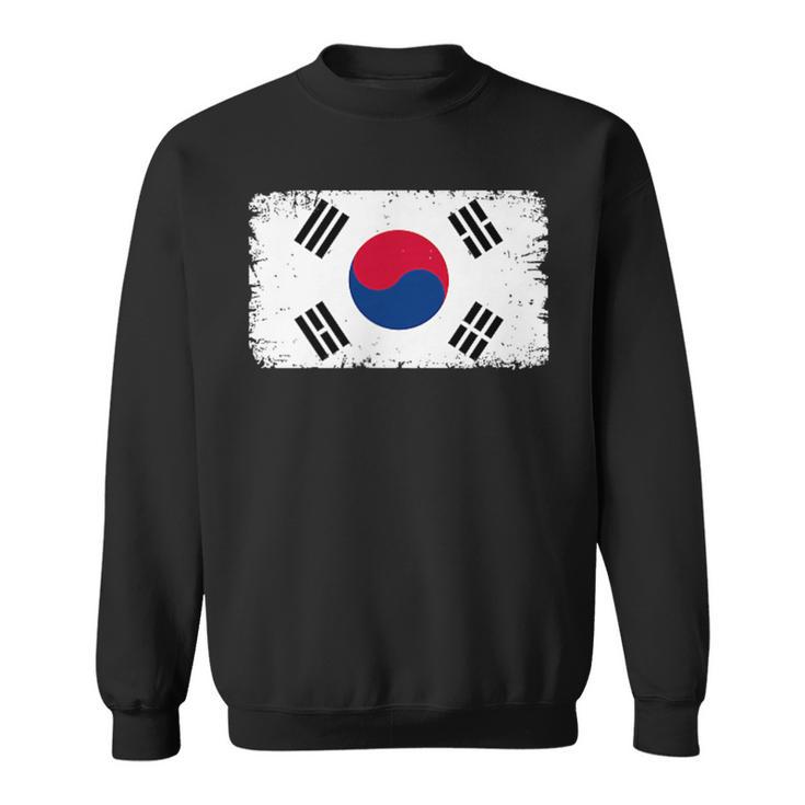 韓国軍 裏面 韓国国旗 スウェットシャツ