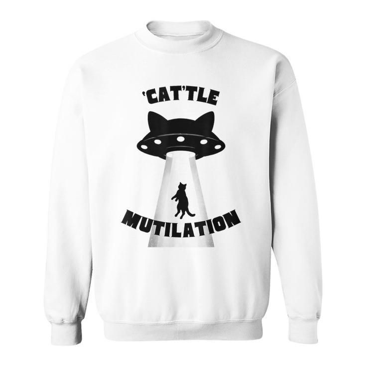 'Cat'tle Mutilation キャットルミューティレーション キャトルミューティレーション 猫 Ufo 宇宙 スウェットシャツ