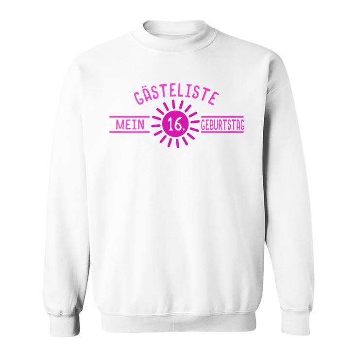 16th Birthday Guest Book Girls 16 Years Shirt T-Shirt Sweatshirt