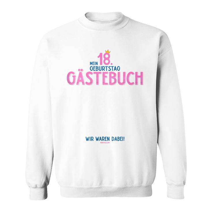 18th Birthday Girl & Guest Book Party Sweatshirt