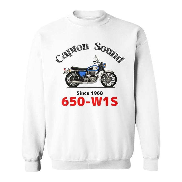 650-W1s Captonound 青タンク 旧車 スウェットシャツ