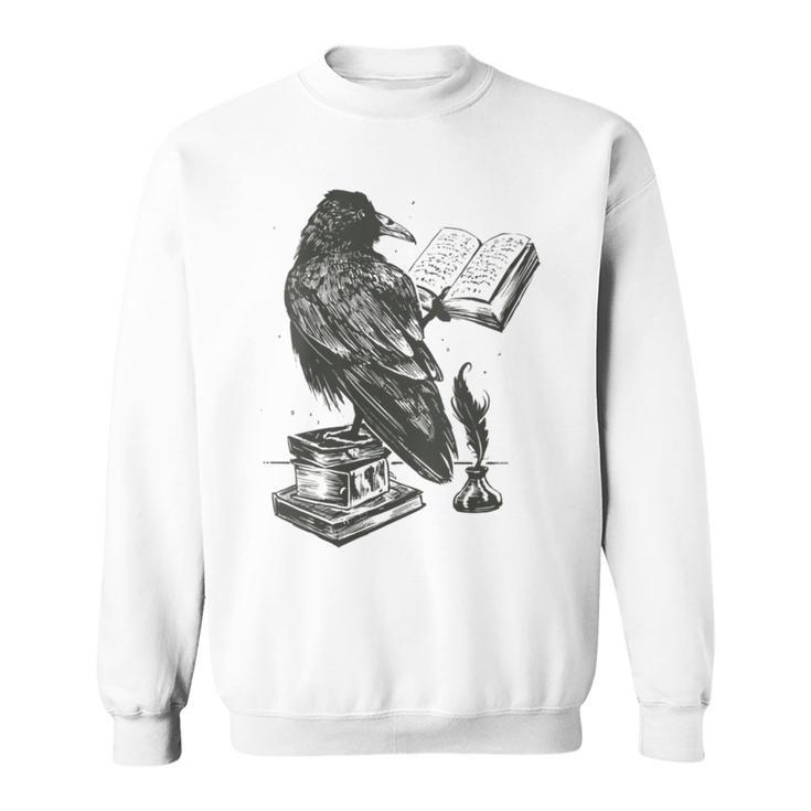 Bird Raven Book Lovers Men Women Graphic Tshirt Sweatshirt Bird Raven Book Lovers Men Women Graphic Tshirt Sweatshirt