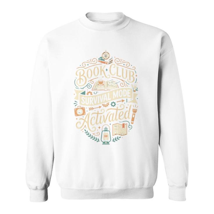 Book Club Reading Books Monthly Women Men Sweatshirt