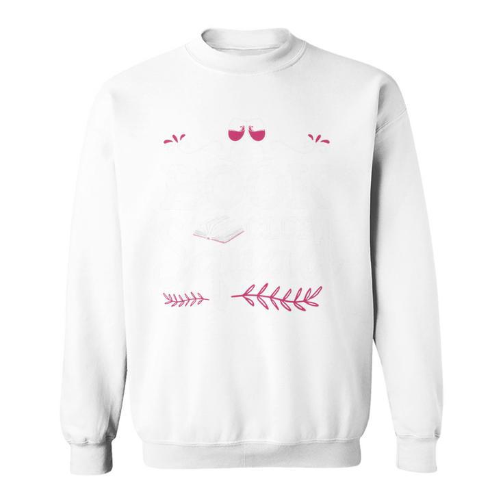 Book Club Squad Reading Group And Wine Drinking Party Premium Tri-Blend Sweatshirt