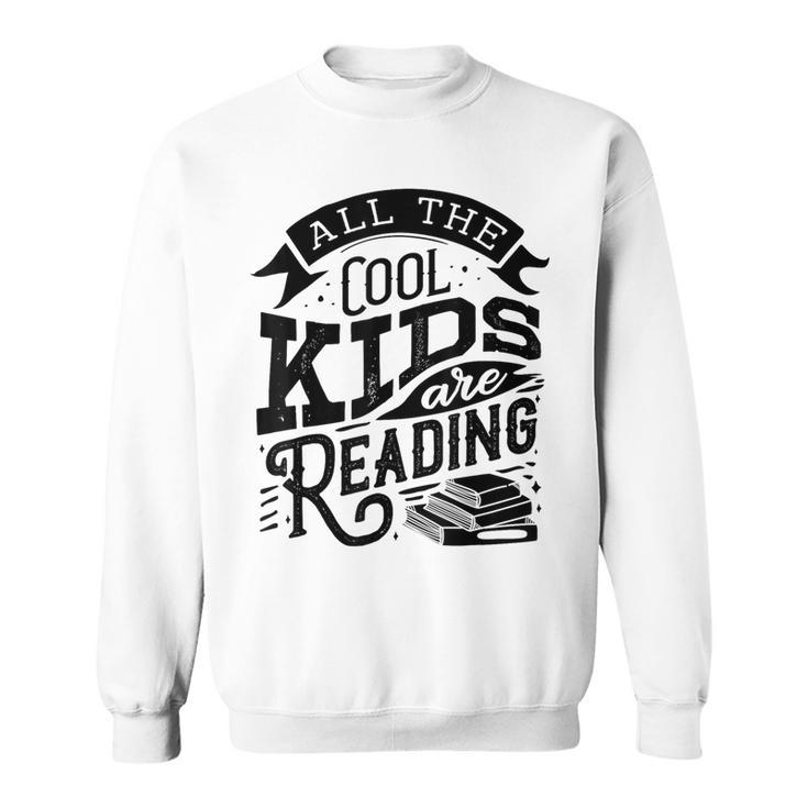 Book Reading Graphic Women Kids Book Lovers Librarian Sweatshirt