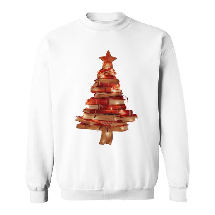 All Booked For Christmas Book Premium Tri-Blend Sweatshirt