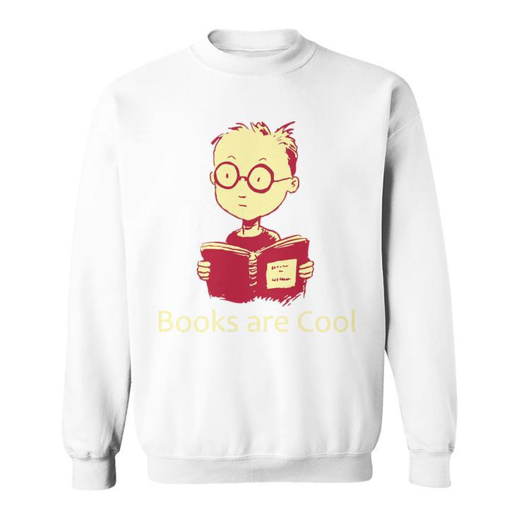 Books Are Cool Fun Reading Premium Sweatshirt