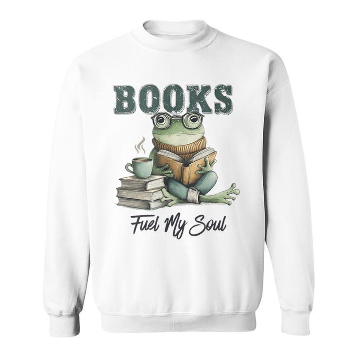 Books Fuel My Soul Sweatshirt