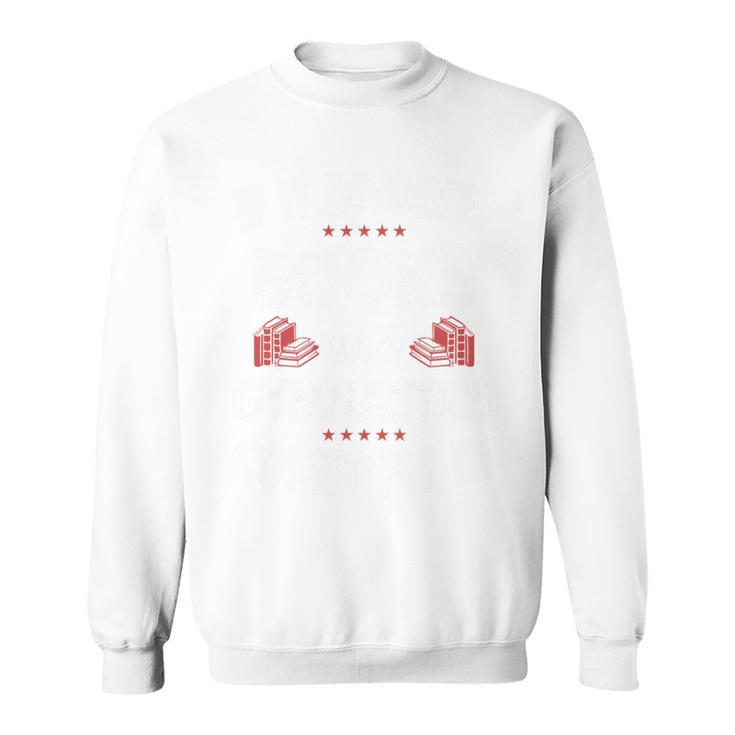 Books And Gymnastics Cute Girl's Premium Sweatshirt