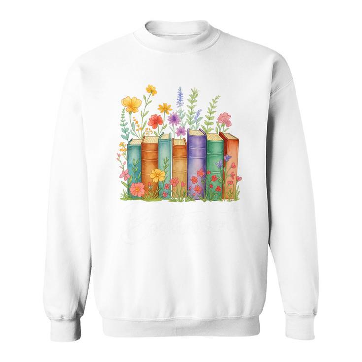Booktrovert Book Reader Book Nerd Book Reading Lover Premium Tri-Blend Sweatshirt