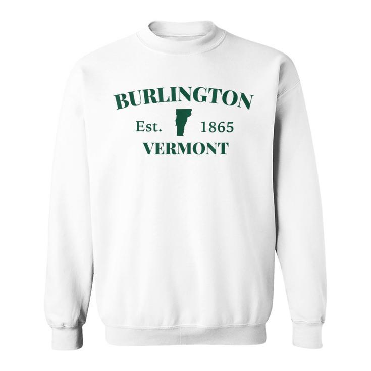 Burlingtonermontt シティステートカレッジ 観光のお土産 スウェットシャツ