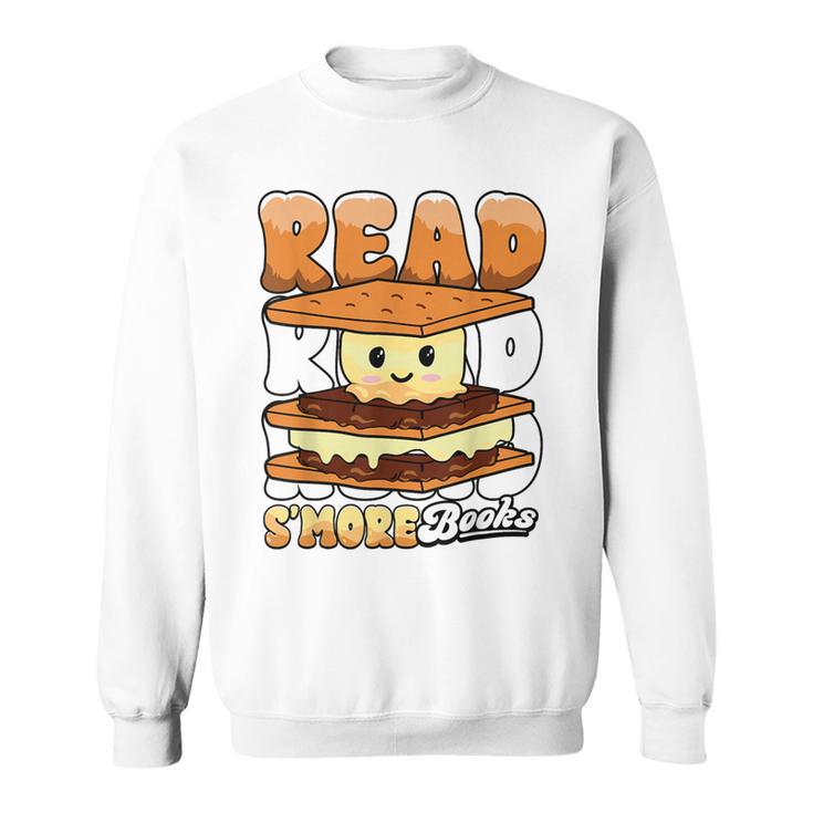 Camping Reading Fun Book Lover Camper Librarian Sweatshirt