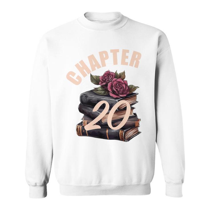 Chapter 20 20th Birthday Women Book Lovers Its My Birthday Premium Tri-Blend Sweatshirt