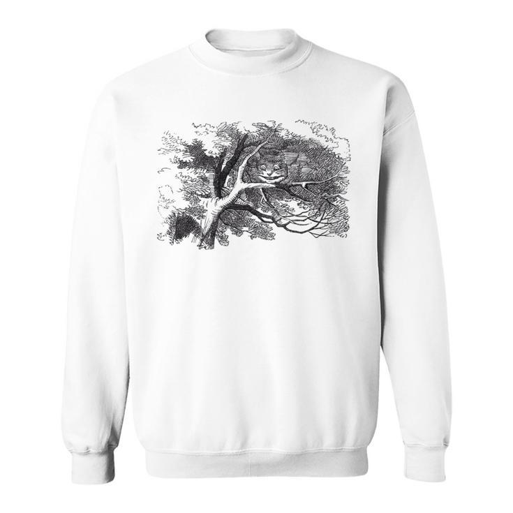 Cheshire Cat Alice In Wonderland Classic Book Premium Tri-Blend Sweatshirt