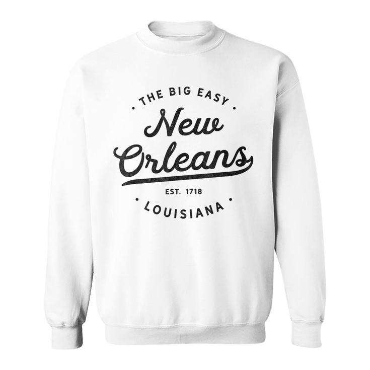 Classic Retrointage New Orleans Louisiana Usa Big Easy スウェットシャツ