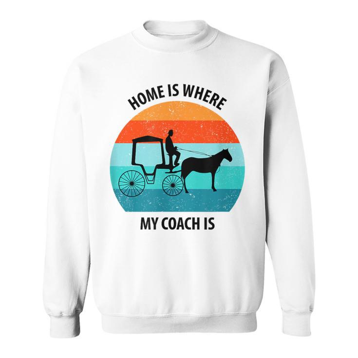 Coachman 馬車 馬車 職業格言 スウェットシャツ