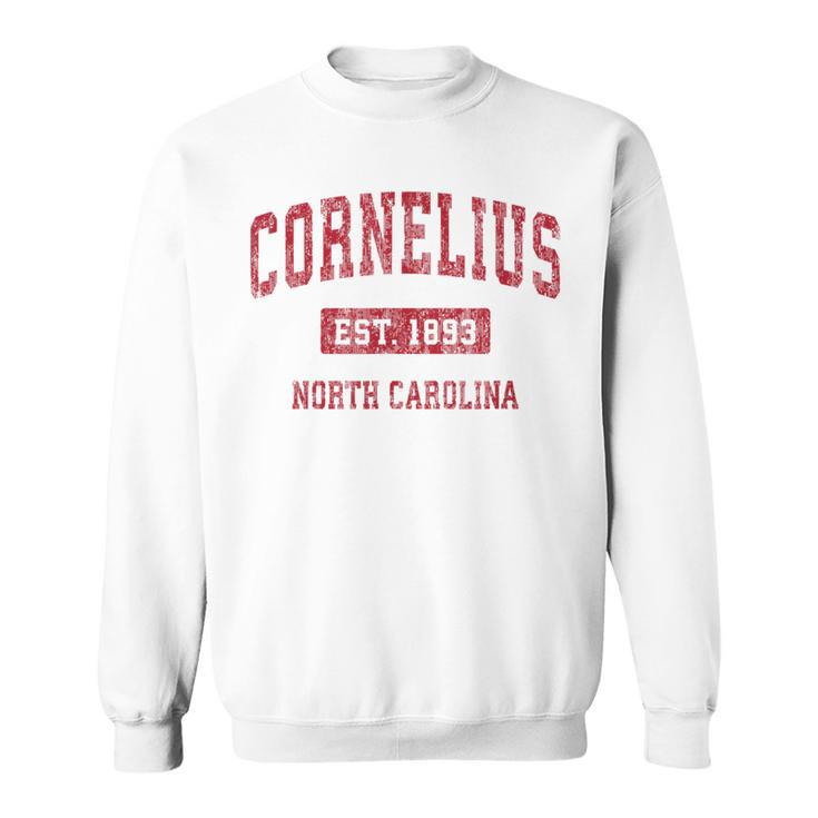 Cornelius North Carolina Nc ビンテージスポーツデザイン レッドデザイン スウェットシャツ