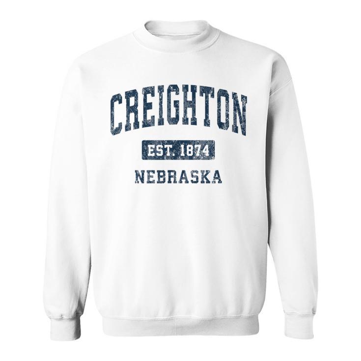 Creighton ネブラスカne ビンテージアスレチックスポーツデザイン スウェットシャツ
