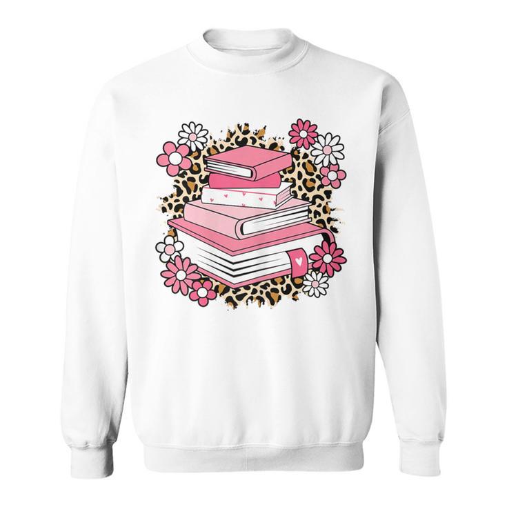 Cute Book Lover Read Reading Bookworm Women Girls Kids Sweatshirt